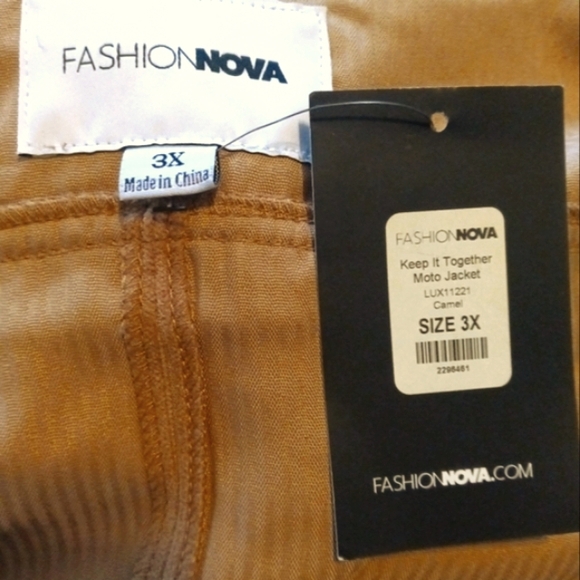 Fashion Nova Keep it together Moto jacket - Picture 7 of 7